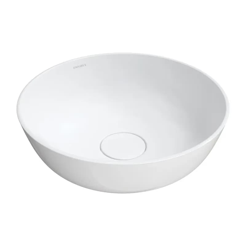 OMNIRES - SILK M+ umývadlo na dosku, o40 cm biela mat /BM/ SILKR400BM 3