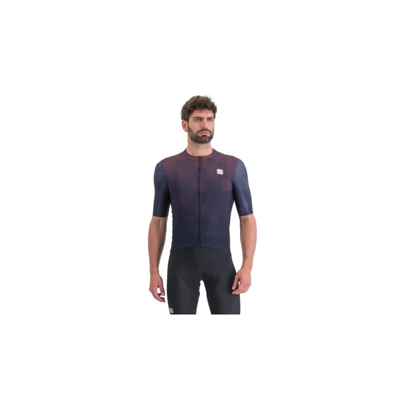 Pánsky cyklistický dres s krátkym rukávom SPORTFUL Rocket jersey, galaxy blue mulled grape