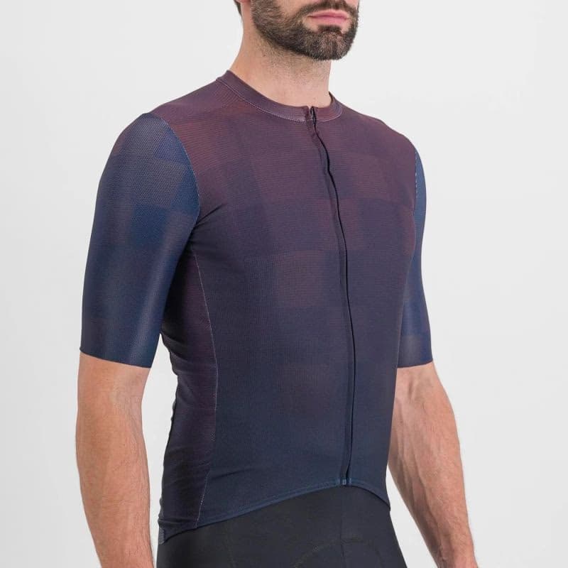 Pánsky cyklistický dres s krátkym rukávom SPORTFUL Rocket jersey, galaxy blue mulled grape 4