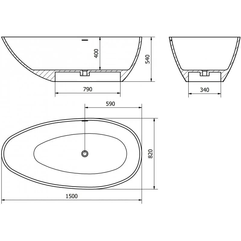 MEXEN - Milano 150 x 82 cm 57301508500 5