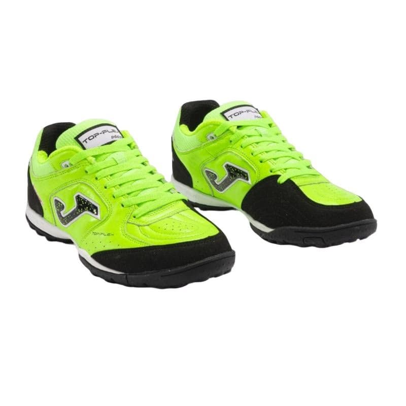 Pánske futbalové kopačky turfy JOMA Top Flex M TF fluorescent green 2