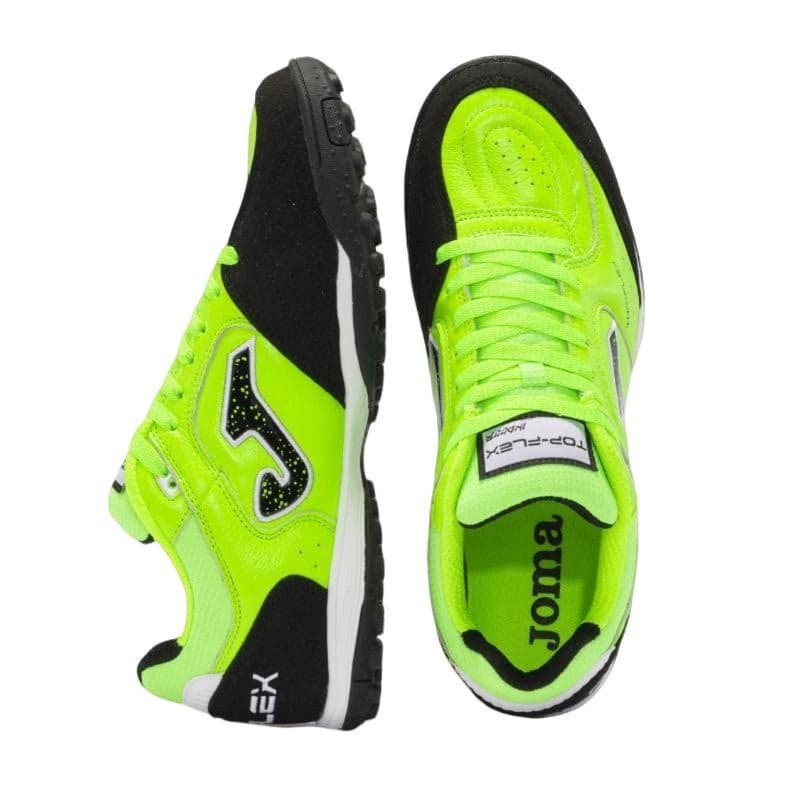 Pánske futbalové kopačky turfy JOMA Top Flex M TF fluorescent green 3