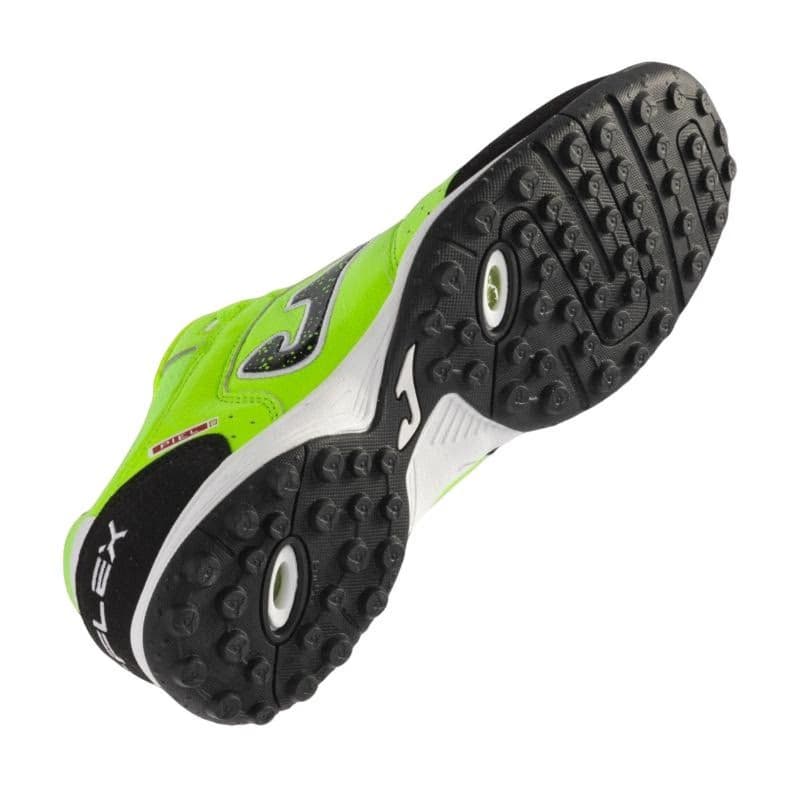 Pánske futbalové kopačky turfy JOMA Top Flex M TF fluorescent green 5