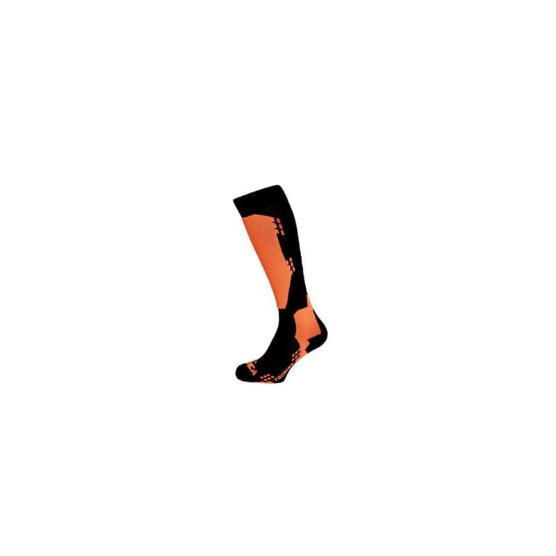 Lyžiarske podkolienky (ponožky) TECNICA Touring ski socks, black orange