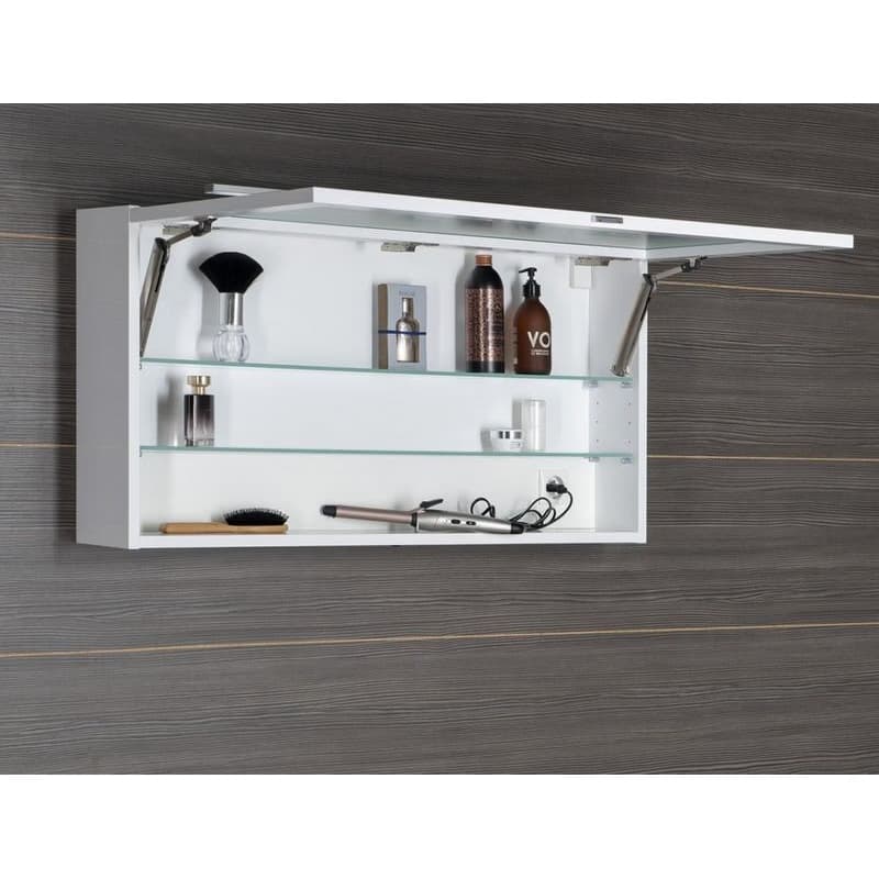 SAPHO - CLOE galérka s LED osvetlením, 100x50x18cm, biela CE100-0030 5