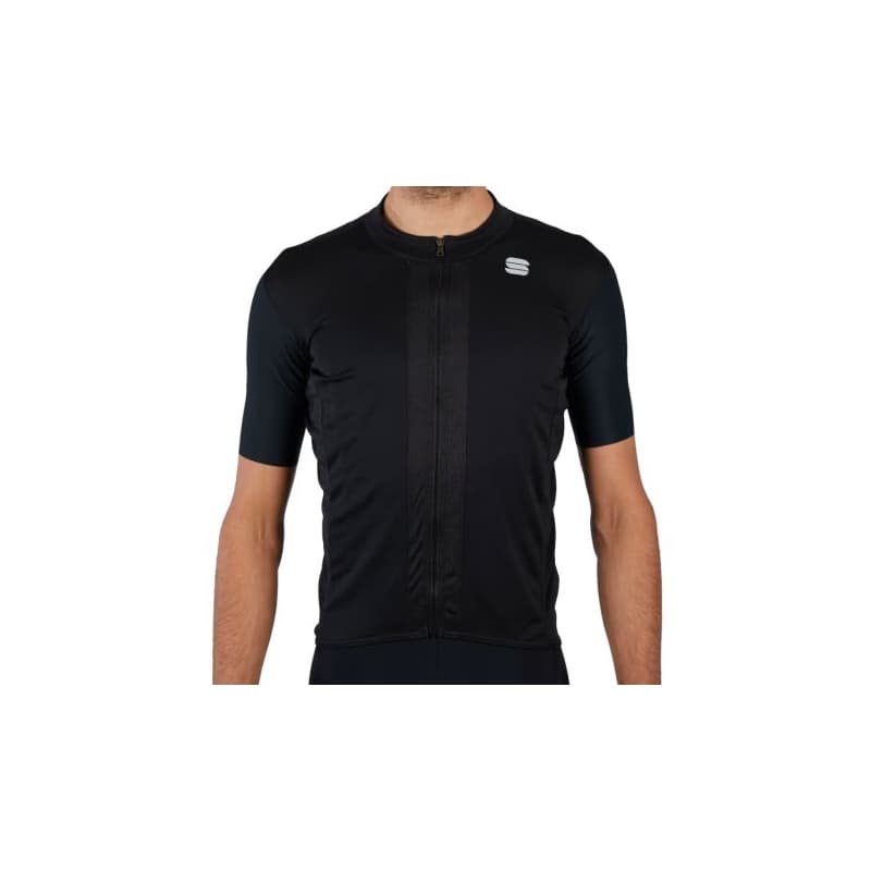 Pánsky cyklistický dres s krátkym rukávom SPORTFUL Strike short sleeve jersey, black white