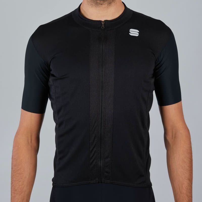 Pánsky cyklistický dres s krátkym rukávom SPORTFUL Strike short sleeve jersey, black white 2