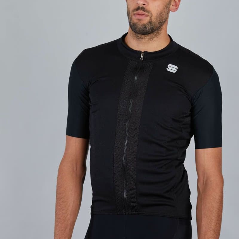 Pánsky cyklistický dres s krátkym rukávom SPORTFUL Strike short sleeve jersey, black white 3