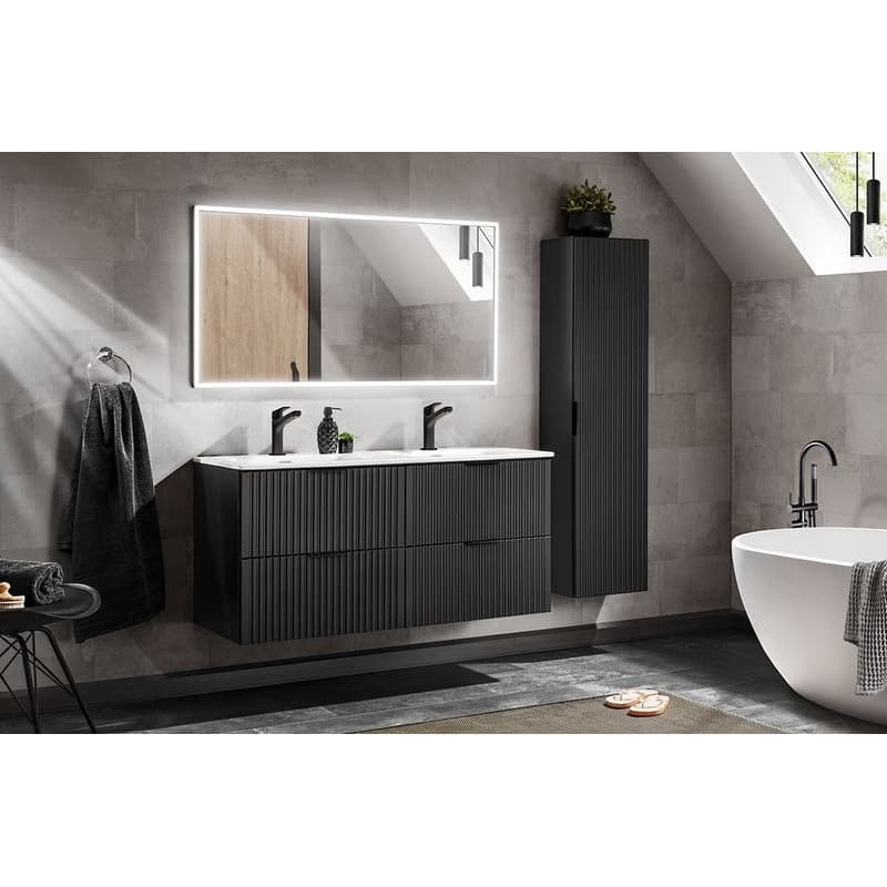 ArtCom Skrinka s košom ADEL BLACK 81-40-1DK | 40 cm 2
