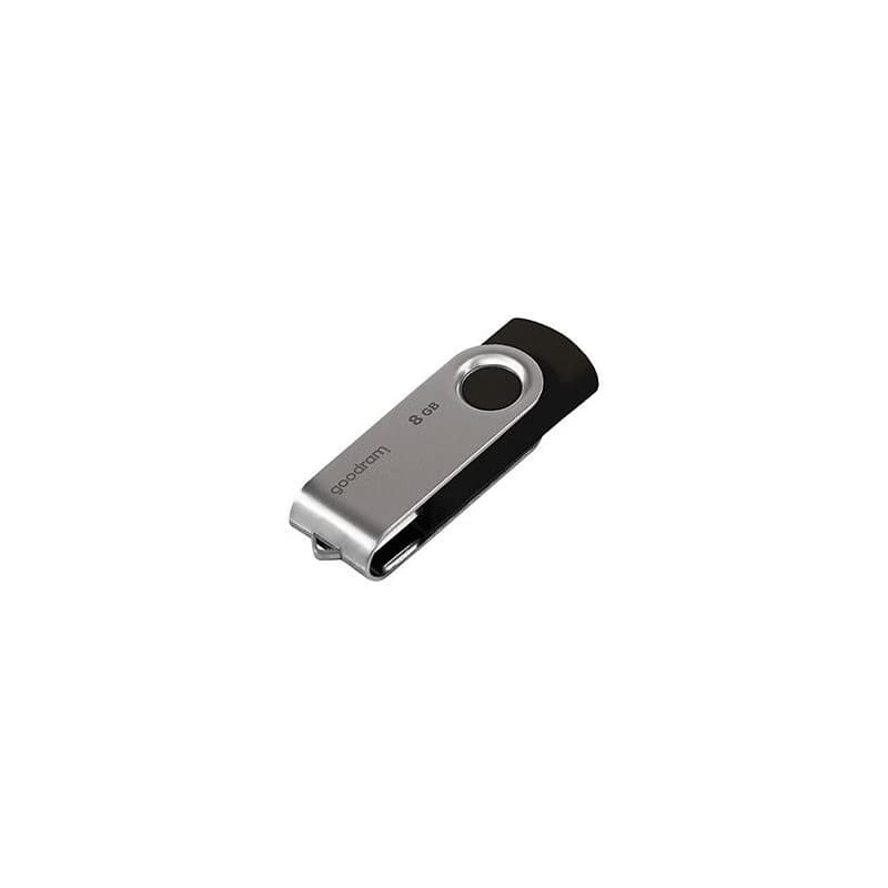 Goodram USB flash disk, USB 2.0, 8GB, UTS2, čierny, UTS2-0080K0R11, USB A, s otočnou krytkou 2