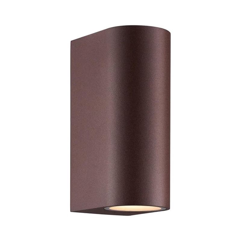 Nordlux - Vonkajšie nástenné svietidlo DION 2xGU10/25W/230V IP44 rezavá 2518021009
