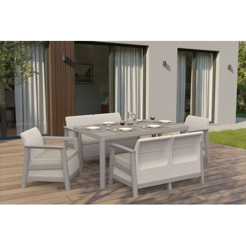 KETER Záhradný set SCANDI LINDI FIESTA | Pebble Grey / Soft beige 3