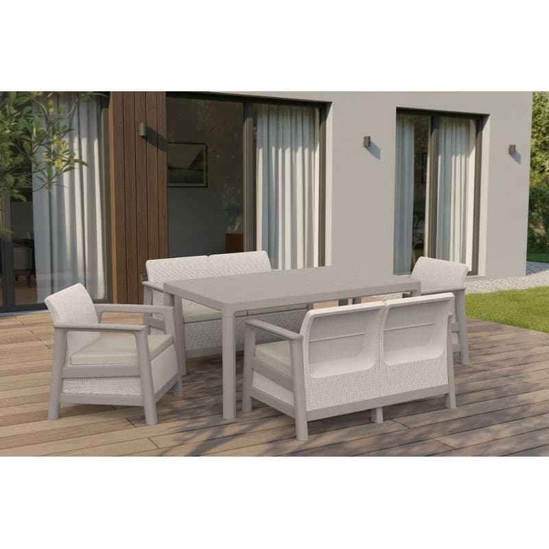 KETER Záhradný set SCANDI LINDI FIESTA | Pebble Grey / Soft beige 4