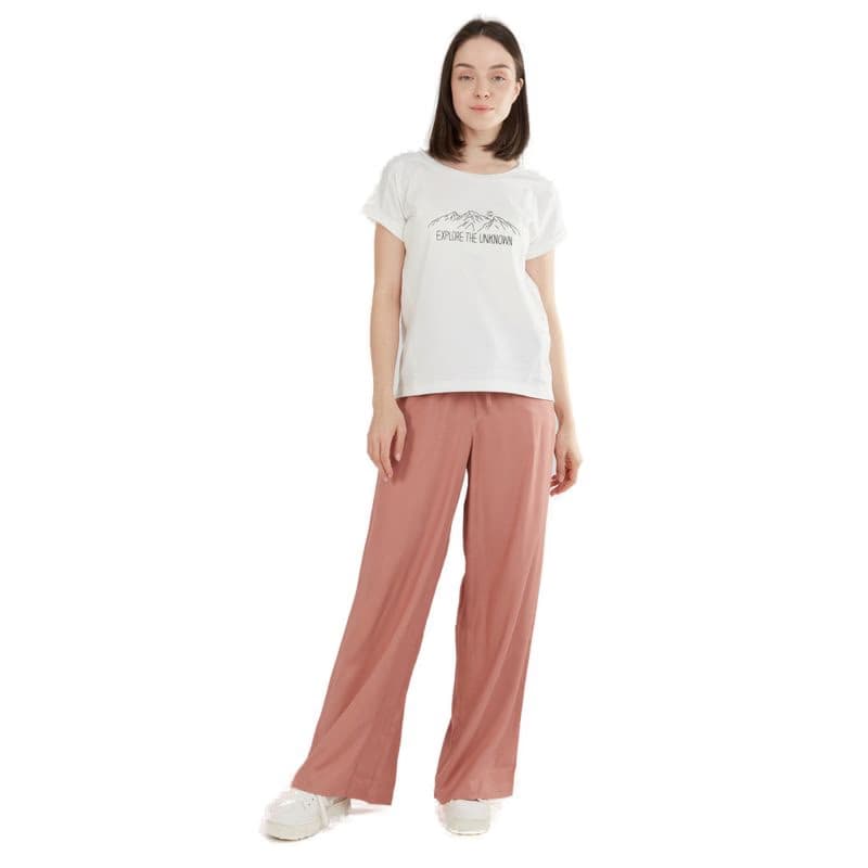 Dámske turistické tričko s krátkym rukávom FUNDANGO Atmos T-shirt-170-stone 3