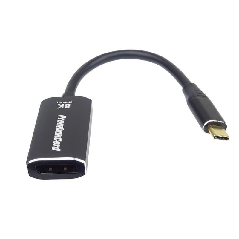 PREMIUMCORD Adaptér USB-C na DisplayPort DP1.4 8K @ 60Hz a 4k @ 120Hz 2