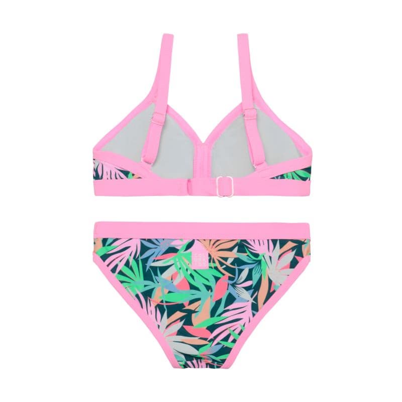 Dievčenské plavky COLOR KIDS Jr. Bikini, AOP-5708-Begonia Pink 2