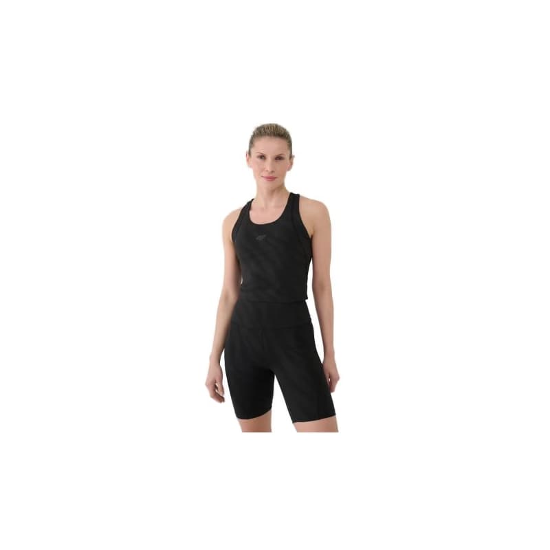Dámske tréningové tielko 4F SLEEVELESS FNK F413-20S-DEEP BLACK