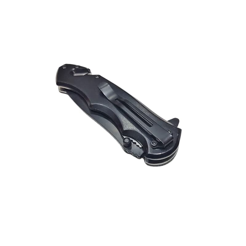 Skladací záchranný vreckový nôž - Kandar Black 21,5 cm 2