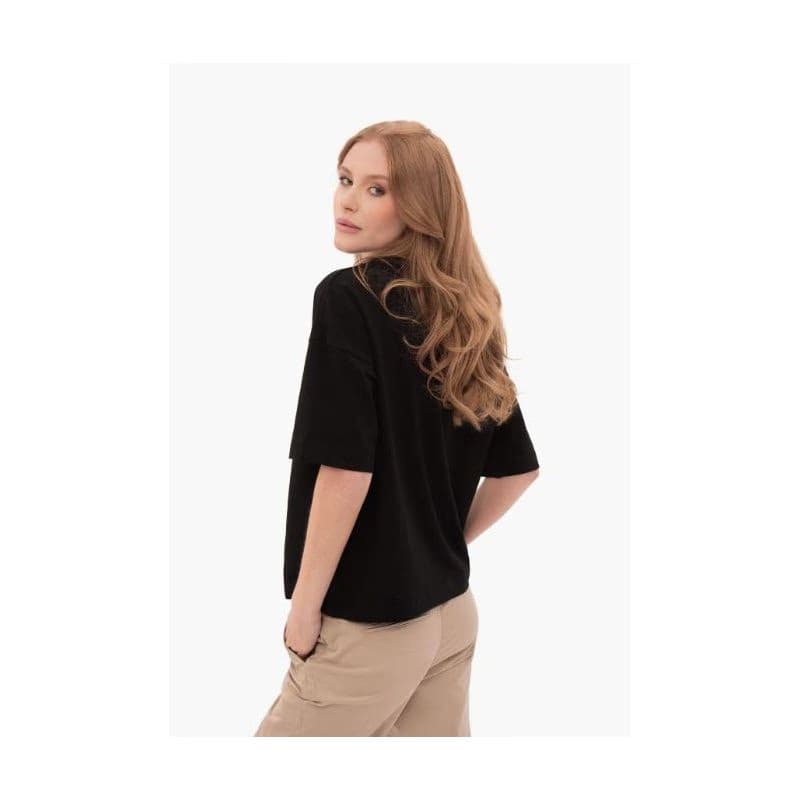 Dámske tričko s krátkym rukávom VOLCANO SHELI-700-BLACK 2