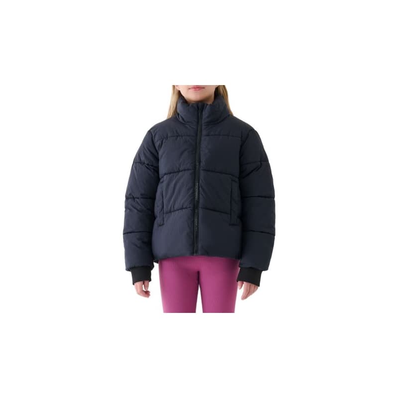 Dievčenská bunda 4F JUNIOR DOWN JACKET F613-4FJWAW25TDJAF613-20S-DEEP BLACK