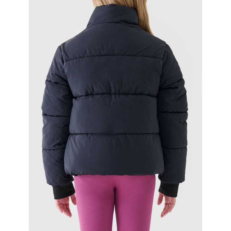Dievčenská bunda 4F JUNIOR DOWN JACKET F613-4FJWAW25TDJAF613-20S-DEEP BLACK 2