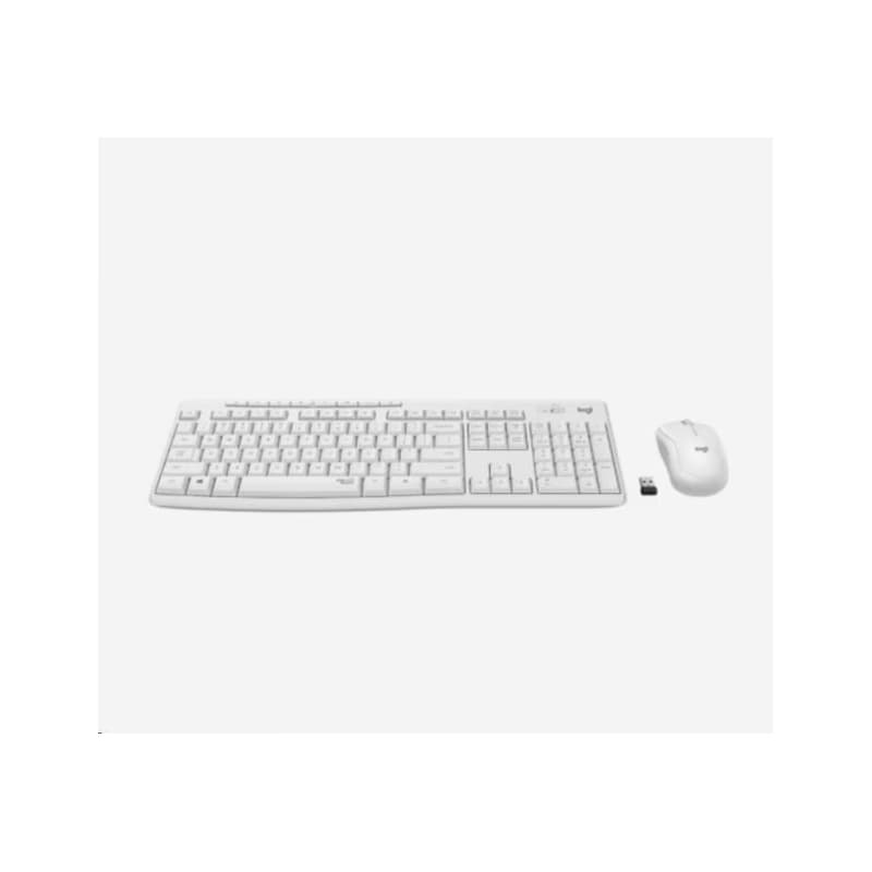 Logitech Silent Wireless Combo MK295, bezdrôtová klávesnica + myš, US, Off-White 2