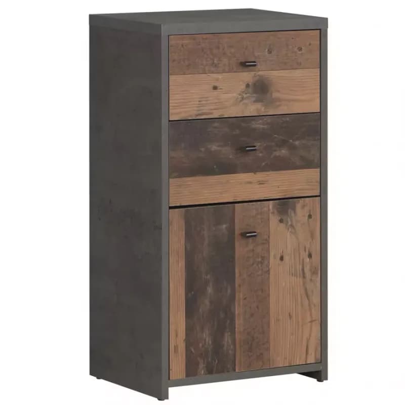 Komoda Best Chest Old Wood Vin/betón 1