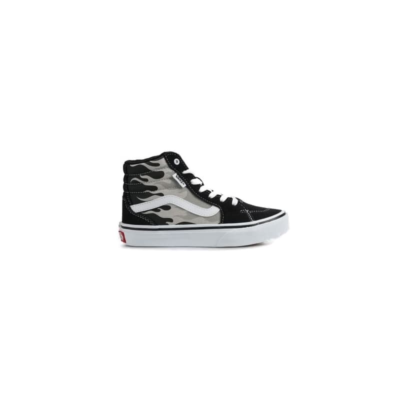 Chlapčenská vychádzková obuv VANS YT Filmore HI (Suede Canvas) grey white 1