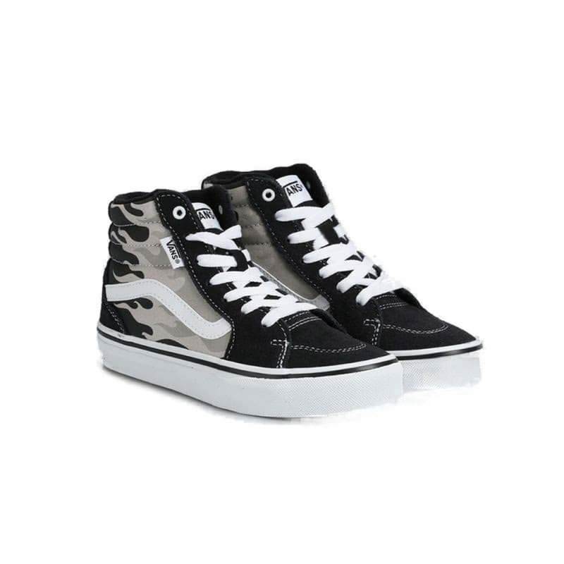 Chlapčenská vychádzková obuv VANS YT Filmore HI (Suede Canvas) grey white 3