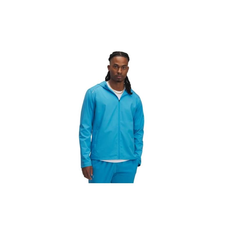 Pánska bežecká bunda UNDER ARMOUR UA Launch Hooded Jacket-BLU 1