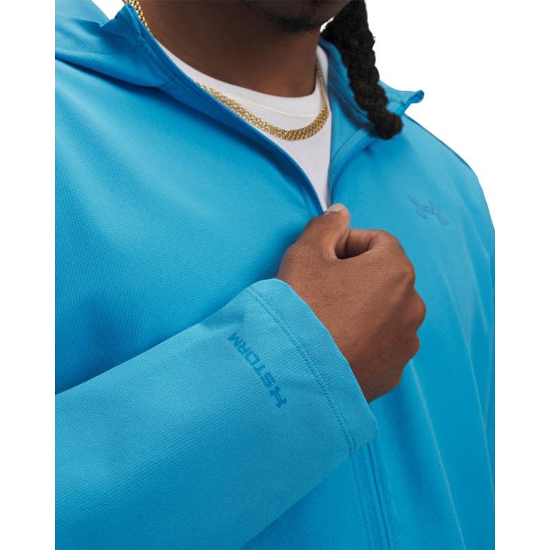 Pánska bežecká bunda UNDER ARMOUR UA Launch Hooded Jacket-BLU 2