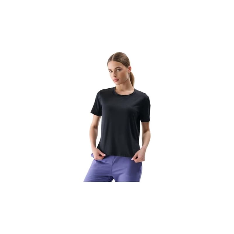Dámske tréningové tričko s krátkym rukávom 4F TSHIRT FNK F1236-20S-DEEP BLACK