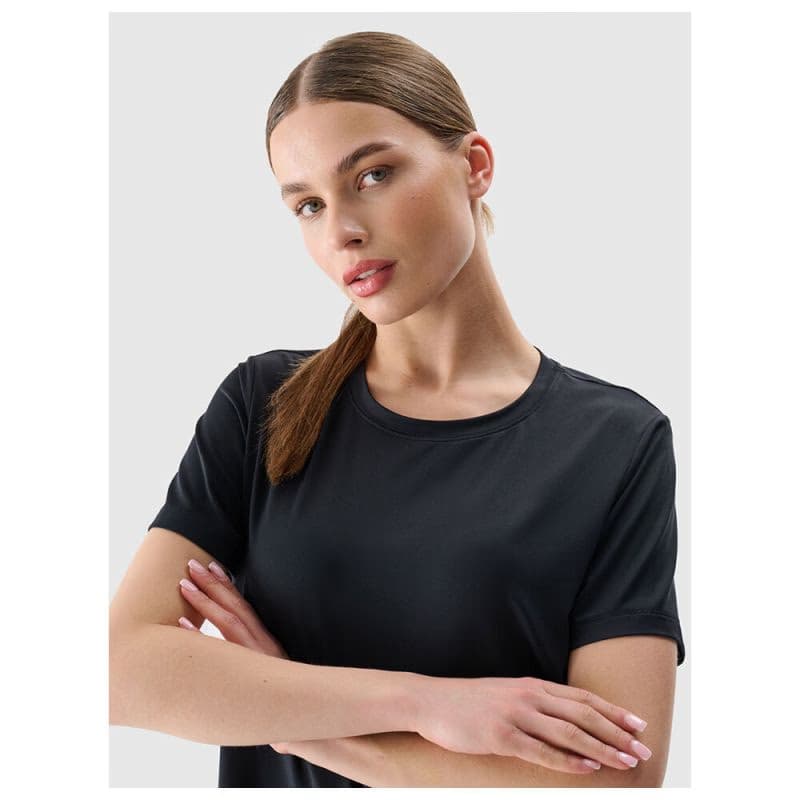 Dámske tréningové tričko s krátkym rukávom 4F TSHIRT FNK F1236-20S-DEEP BLACK 2
