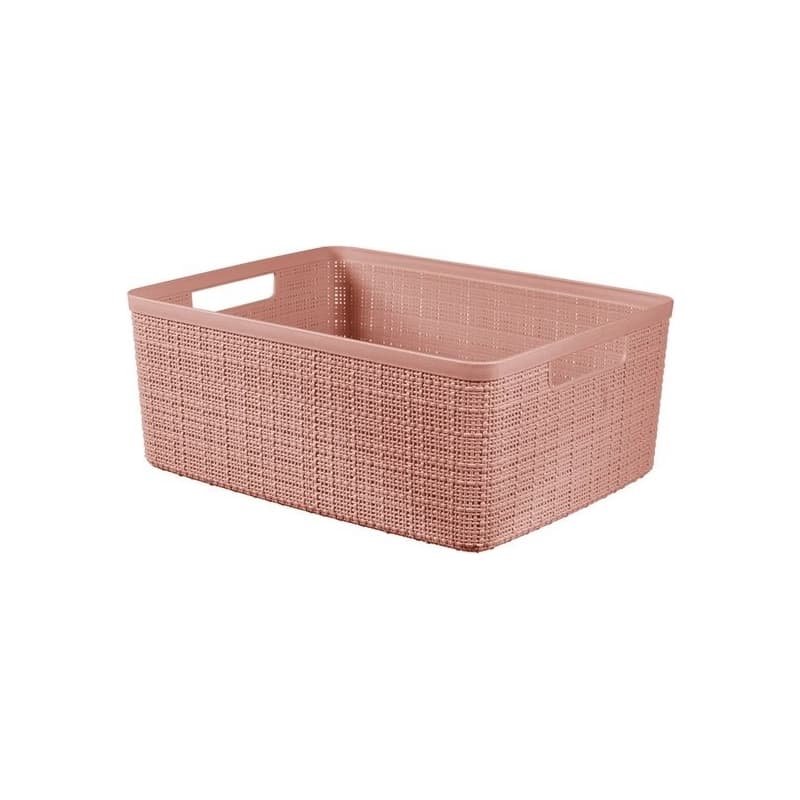 CURVER Košík JUTE M 12L | ružová