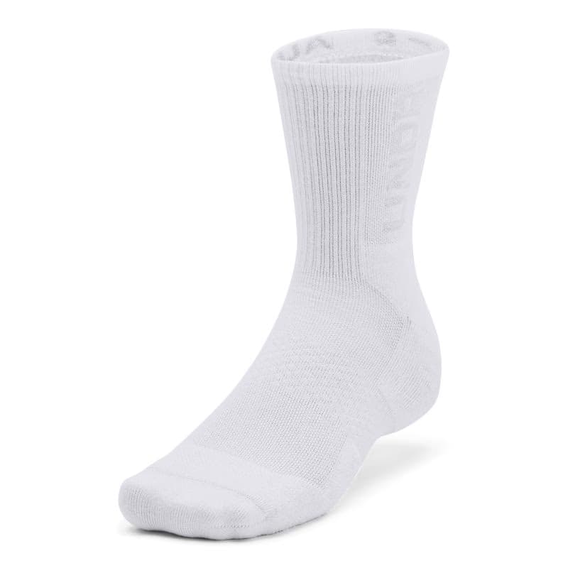 Ponožky UNDER ARMOUR UA 3-Maker 3 pack Mid-Crew-WHT-1373084-100 2