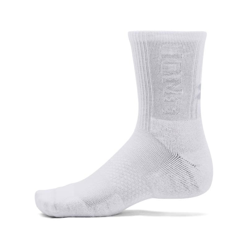 Ponožky UNDER ARMOUR UA 3-Maker 3 pack Mid-Crew-WHT-1373084-100 3