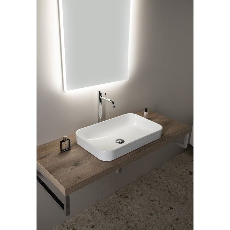 ISVEA - SOTT AQUA Keramické umývadlo 60x38cm, biela 10SQ50060 4