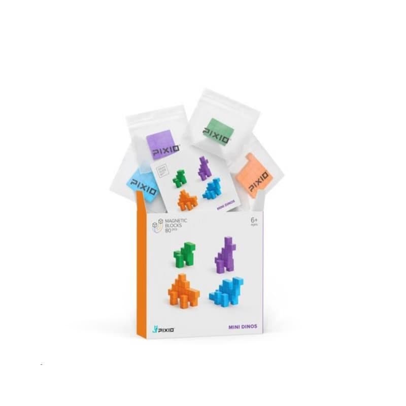 PIXIO Mini Dinos magnetická stavebnica 5