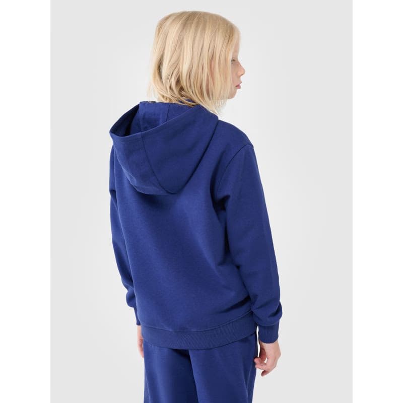 Chlapčenská mikina so zipsom 4F JUNIOR SWEATSHIRT-JWSS25TSWSM1851-36S-BLUE 5