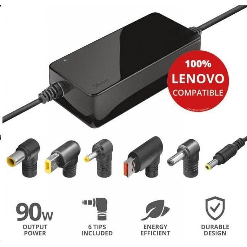 TRUST napájací adaptér MAXO pre notebooky LENOVO 90W, vr. koncoviek 3
