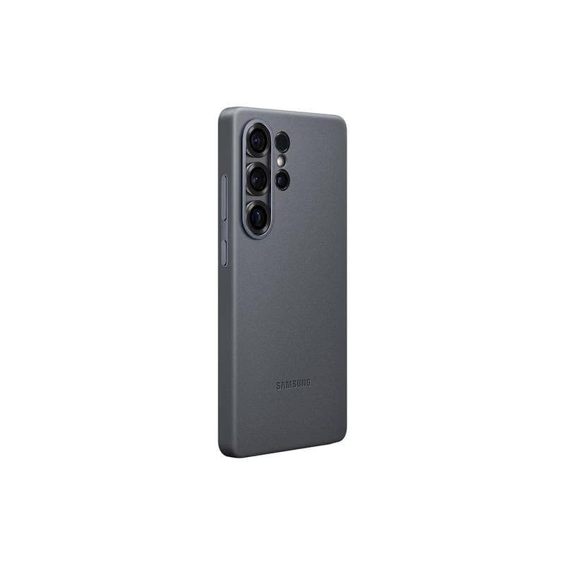 Samsung Ochranný kryt z vegánskej kože pre Galaxy S25 Ultra Black 2
