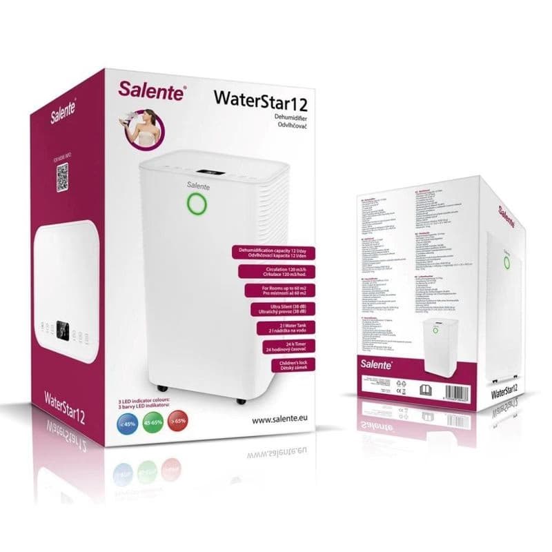 Salente odvlhčovač vzduchu WaterStar12, biela 6