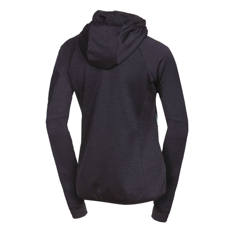 Dámska zateplená turistická mikina so zipsom NORTHFINDER JONI-270blackblack 2