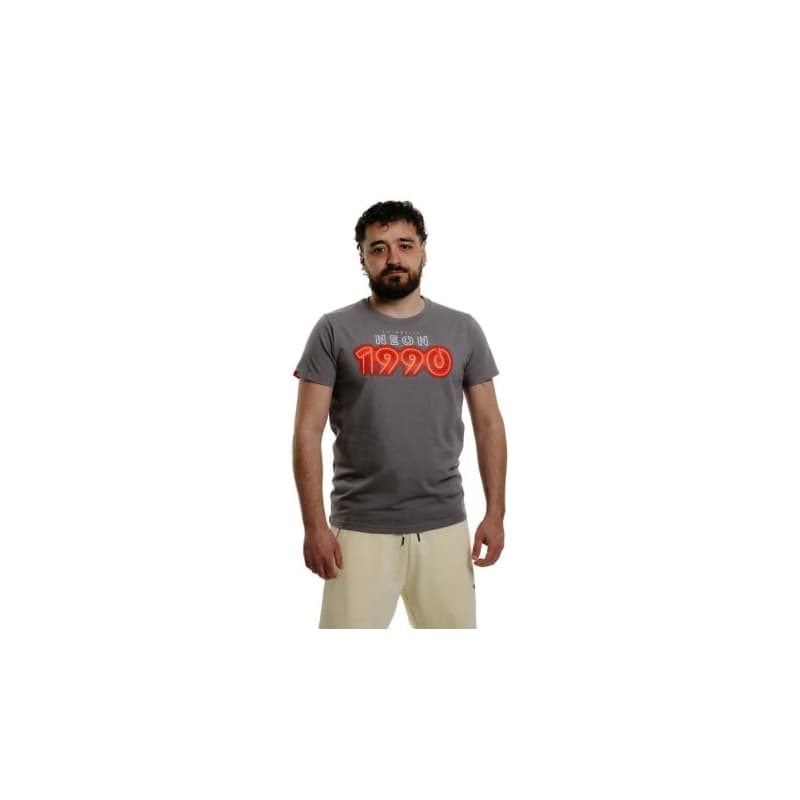 Pánske tričko s krátkym rukávom AUTHORITY T-NEON M grey 1