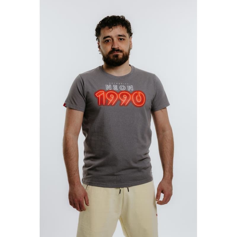 Pánske tričko s krátkym rukávom AUTHORITY T-NEON M grey 2