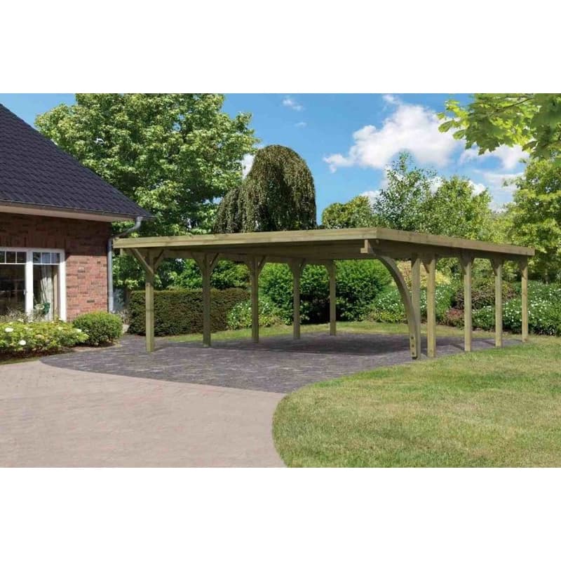 Drevený prístrešok / carport CLASSIC 3B Lanitplast