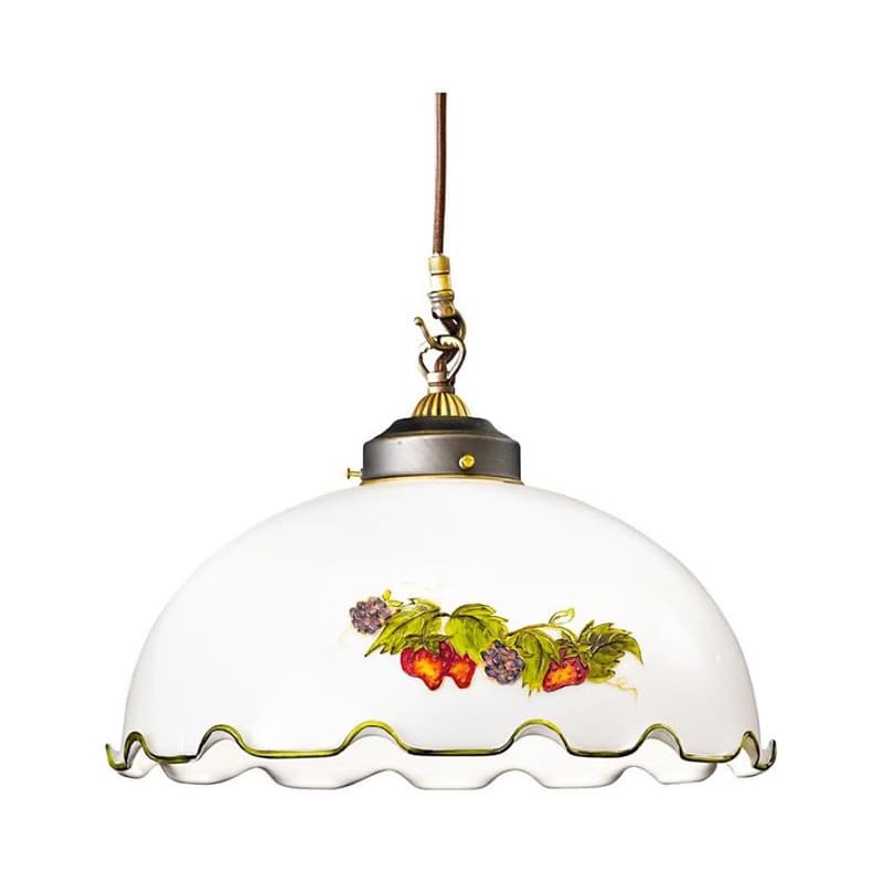 Kolarz 731.32.115 - Závesný luster NONNA na lanku 1xE27/75W/230V, priemer 36 cm, vínová/jahodová 731.32.115