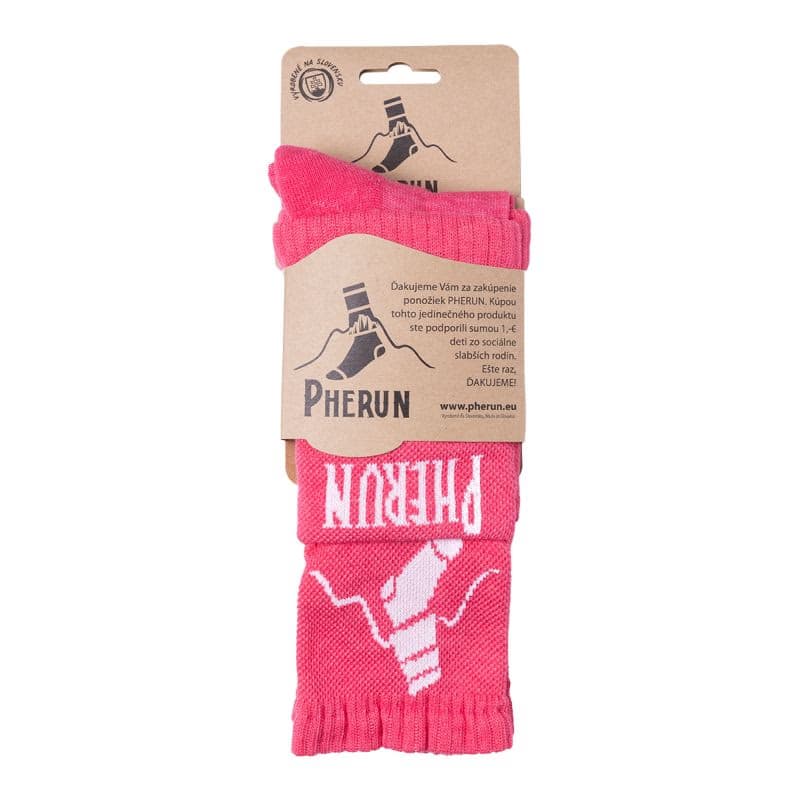 Turistické ponožky PHERUN Lady Pink 39-42 2