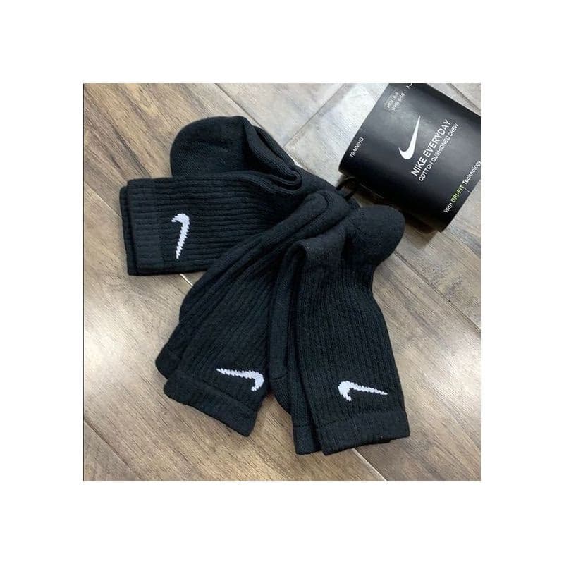 Ponožky NIKE 3 PACK-Everyday Cushion Crew-BLACK 4