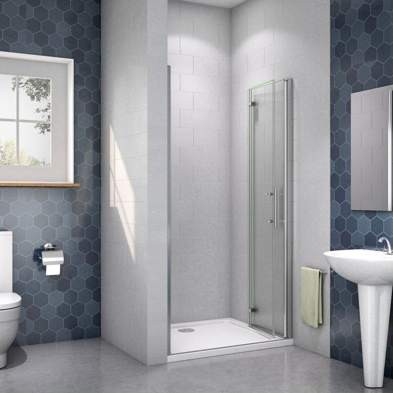 H K - Sprchové dvere SOLO B8 76, zalamovacie 75-77 x 185 cm SE-SOLOB876SET 6
